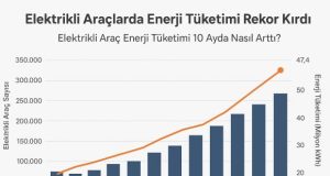 Elektrikli Araçlarda Enerji Tüketimi Rekor Kırdı: 10 Ayda 47,4 Milyon kWh