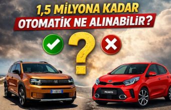 1.5 milyon TL altı hangi otomatik araçlar alınabiliyor?