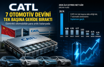 CATL, 7 Çinli otomobil üreticisinden daha fazla kâr etti